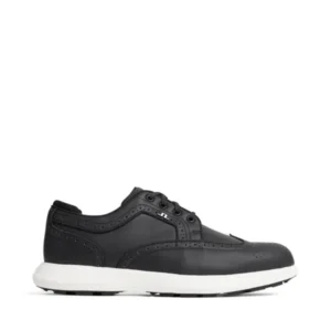 Fairway Brogue Golf Sneaker / Black